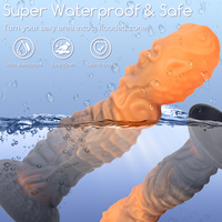 Enorme Dildo Anal de Fantasía con Forma de Monstruo Alienígena, Dildo Grande con Ventosa Fuerte para Juego con Manos Libres