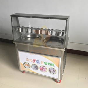<span class=keywords><strong>Mini</strong></span> machine à glaces roulées à froid avec plateau en marbre - Product Image 5