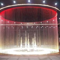 Software de Programación para Exteriores, Control de Agua y Lluvia, Cortina de Agua Digital Gráfica Personalizada, Cascada, Fuente de Acero Inoxidable 304