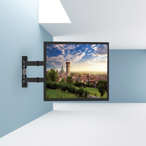 Soporte de Pared para TV Articulado y Giratorio de 400*400 mm, para TV de 26-55 Pulgadas, Acero Laminado en Frío, Negro, Movimiento Completo, para Pantallas LCD - Product Image 6