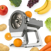 200 KG/H Wortel Aardappel Radijs Komkommer Yam Snijmachine voor het snijden in blokjes, Aardappelchips snijmachine, Groentesnijmachine te koop