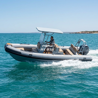 Bateau semi-rigide Hedia Aluminum Rib 700 7 mètres en Hypalon, bateau à passagers Alu Rib