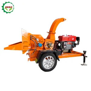 Agricultural Waste Grinder Cotton Stalk Crusher Coconut Husk Tree Branches Shredder Machine From China Wood Cutting Machine
