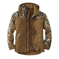 Veste Softshell imperméable et respirante pour la chasse en plein air pour adultes - Camouflage Camo pour l'hiver