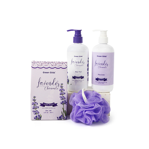 OEM Coffret cadeau pour <span class=keywords><strong>le</strong></span> nettoyage du corps personnalisé Coffret lotion pour <span class=keywords><strong>le</strong></span> corps de luxe hydratante et apaisante Sels de bain Coffret cadeau pour <span class=keywords><strong>le</strong></span> bain à la lavande - Product Image 3