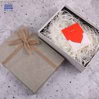 Boîte cadeau personnalisée de haute qualité Emballage de sac à main Boîte en papier kraft Petite boîte d'emballage cadeau recyclée avec logo personnalisé