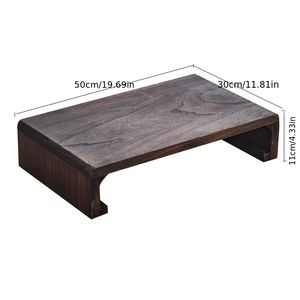 Mesa de centro moderna de <span class=keywords><strong>madera</strong></span> maciza para ventana abatible, taburete bajo Kang, mesa de té para balcón, reposapiés de oficina, muebles para el hogar, ecológico - Product Image 3
