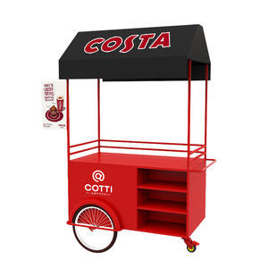 क्लासिक डिजाइन अनुकूलित आउटडोर वेंडिंग कार मोबाइल फूड कार्ट बिक्री के लिए चल रहे स्टॉल - Product Image 2