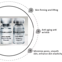 Spa Salon Skin Use DNA + Exo HA Serum + PDRN Peptide Masque poudre lyophilisée Xxxomes Enzyme Face Lifting Masque raffermissant Kit