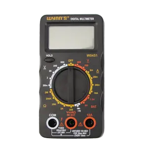 Multimeter Ohm Hz NCV, Alat Pengukur Voltase Digital Multi Tester Tampilan Digital