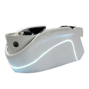 Lit de massage électrique moderne pour salon de coiffure, durable, fauteuil de lavage allongé - Product Image 3