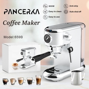 PANCERKA - Cafetera Inteligente Multifuncional para Cocina Pequeña, Cafetera Espresso Individual con Espumador de Leche - Product Image 6