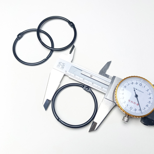 ห่วงโลหะแบบแยกส่วนสำหรับเข้าเล่มหนังสือแบบสั่งทำขายส่ง สำหรับทำสมุด DIY แฟลชการ์ด บัตรดัชนี อัลบั้มรูปภาพ - Product Image 2