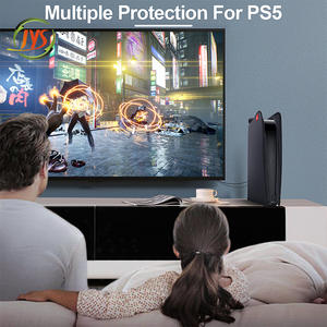 Funda Protectora Vertical Contra el Polvo, Protector de Pantalla Antiarañazos, Funda Protectora de Tela de Nailon para Consola PS5 Pro 2024 Edición Digital/Con Disco - Product Image 5