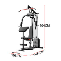Machine à exercices multifonctionnelle à bras unique pour pectoraux et deltéens arrière, à charge libre, pour usage commercial