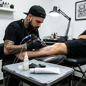 Humectante para <span class=keywords><strong>Tatuajes</strong></span> Más Vendido, Reparación Suave para Maquillaje Permanente, Cuidado Posterior para <span class=keywords><strong>Tatuajes</strong></span> de Cejas y Labios, Venta al Por Mayor - Product Image 4