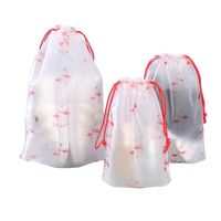 Sac à cordons étanche personnalisé en gros pour le stockage des sacs en plastique à cordons de voyage