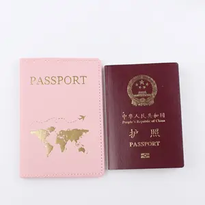 Новинка, держатель для паспорта из искусственной кожи, дорожная упаковка для документов, протектор для паспорта для путешествий