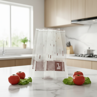 Sacs en plastique transparents micro-perforés avec trous pour l'emballage de légumes frais (laitue, oignon, carotte, pomme de terre)