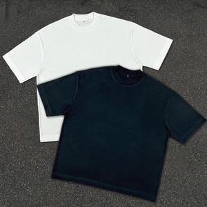 T-shirts décontractés à épaules tombantes en coton 100% premium, coupe ample et carrée, personnalisables avec logo, pour fabricants - Product Image 5