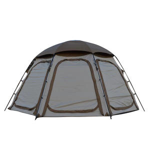 Outdoor Camping Foldable Sun Shelter Windproof Rainproof Octagonal Dome <b>Tent</b> Oxford Fabric Panoramic <b>Canopy</b> Sunshade for Summer - Product Image 1