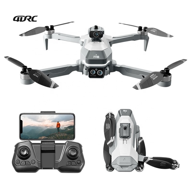 4DRC M2 WiFi FPV Drone with 480P Camera Optical Flow Positioning Stable Hover One Key Takeoff Foldable RC Quadcopter Toys Drones