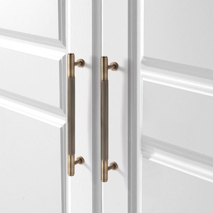 Tirador de Latón Estilo Francés Antiguo, Tirador de un Solo Orificio de Mediados de Siglo para Armarios y Gabinetes de Cocina (Latón Sólido) - Product Image 6