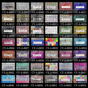 CY Set de Cristales Grandes Multiforma para <span class=keywords><strong>Uñas</strong></span>, Llama Azul, Mezcla de Formas para Nail Art, Pedrería de Lujo a Granel - Product Image 6