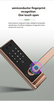 Cerraduras Inteligentes Inalámbricas con Huella Dactilar y WiFi para Puertas de Madera/Aluminio/Acero, con Almacenamiento en Tarjeta de Memoria