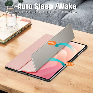 Tri-Gấp Lật Da Trường Hợp Đối Với <span class=keywords><strong>Samsung</strong></span> Galaxy Tab S11 11 Inch SM-X730 SM-X736B <span class=keywords><strong>2025</strong></span> 11 "Với Thông Minh Tự Động Đánh Thức Ngủ Máy Tính Bảng Bìa - Product Image 3