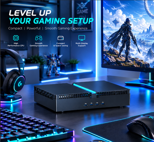 มินิพีซีเกมมิ่ง DDR5 <span class=keywords><strong>I7</strong></span>-14700F  การ์ดจอ RTX 4070 ในตัว คอมพิวเตอร์เล่นเกม AI รองรับ Windows10/11/Linux รับประกัน 3 ปี - Product Image 1