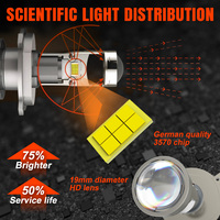 12v 24v 8000lm Canbus Moto Head Light Turbo High Low Beam H7 Mini H4 Auto Projecteur Led Phare Ampoule H11 pour Voiture