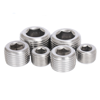 En stock Usine M5 M6 M8 M10 M12 M14 M18 M20 M22 M24 M27 M30 M33 Raccord de tuyau à prise hexagonale en acier inoxydable