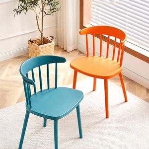 Sillas Apilables de Diseño Moderno y Simple para Restaurante o Cafetería, Estructura de Plástico PP para Cocina, Silla de Comedor - Product Image 6