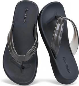 XIXITIAO Sandalias de Gelatina para Mujer al por Mayor, Chanclas Transparentes de Moda, Cómodas para Caminar <span class=keywords><strong>en</strong></span> <span class=keywords><strong>la</strong></span> <span class=keywords><strong>Playa</strong></span> <span class=keywords><strong>en</strong></span> Verano, Zapatos Sin Cordones - Product Image 5