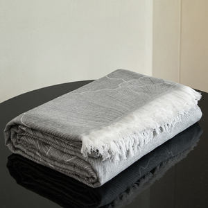 מותאם אישית מרובעת מבד מוסלין שמיכה 2 שכבות בד כותנה אורגני ארבע עונות נגד אבק - Product Image 5