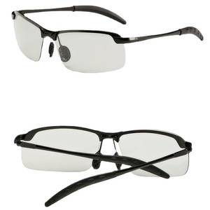 Nuevas gafas de sol fotocromáticas para hombre, de día y noche, con montura metálica, lentes de PC, protección UV400, antirreflejos, ligeras y cómodas. - Product Image 1