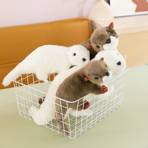 Jouets en peluche super doux Otter en gros, trois tailles, blanc et marron, cadeaux et jouets anti-ennui - Product Image 4