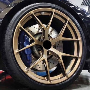 Ruedas de coche forjadas: Forja de doce <span class=keywords><strong>mil</strong></span> toneladas de <span class=keywords><strong>un</strong></span> solo bloque, forja hueca, ruedas de alto rendimiento, ligeras, menos de 8 kg - Product Image 3