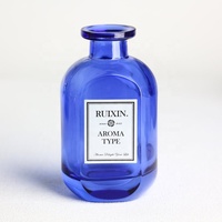 Nouvelle arrivée de luxe vide roseau diffuseur bouteille en verre couleur rose diffuseur d'arôme verre