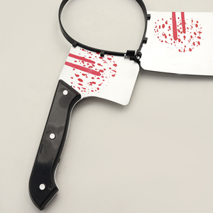 Disfraces de terror Spoofing <span class=keywords><strong>Zombie</strong></span> Toy Props Accesorios para el cabello Bandas para el cabello Cabeza Decapitado Axe Prank para fiesta de Halloween - Product Image 5
