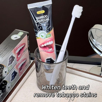 Dentifrice blanchissant au charbon de bambou Capios 110g en gros – Haleine fraîche, élimine les taches de fumée, dentifrice naturel