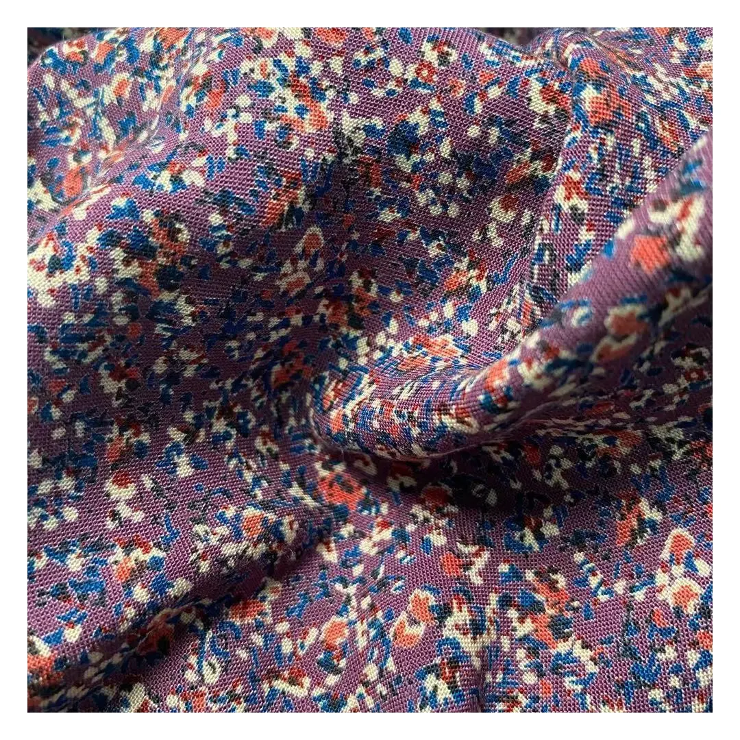 Woven 3068 Rayon Print Fabric Good Quality With Real Discharge Print For Somali Clothing Bati