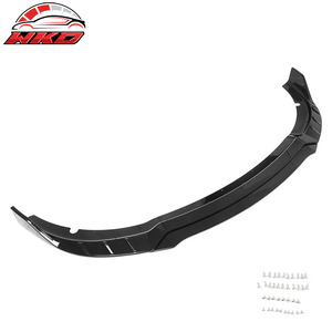 Compatible con Charger SRT 2015-2016 V6, Labio de Parachoques Delantero Estilo C, Negro Brillante - Product Image 5