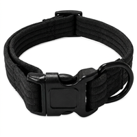Collier pour chien réglable avec boucle à dégagement rapide, attache laisse en D, sangle de cou pour chiots, chiens de petite, moyenne et grande taille, collier en sangle pour animaux de compagnie