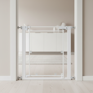 Barrière de sécurité pour bébé à fermeture automatique Easy Fit, en métal, pour escaliers et portes, utilisation pratique sans perçage, barrière de sécurité pour enfants - Product Image 3