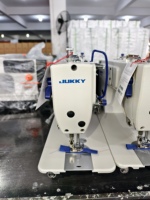 Machine à coudre électrique à aiguille simple informatisée à grande vitesse, modèle professionnel de marque JUKKY JK-9808, fabriquée par un fabricant, à vendre