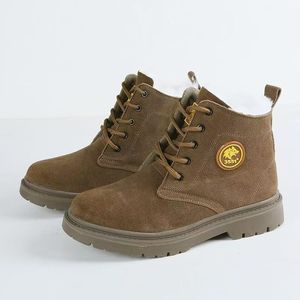 Botas de Nieve para Hombre, Forradas de Lana y Cuero, Cálidas para Invierno, Punta Cerrada, Suela Inyectada - Product Image 2