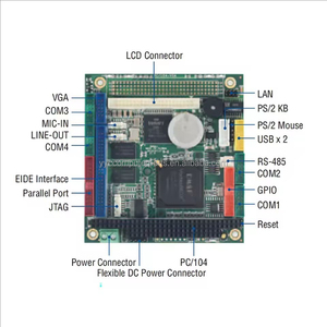 Placa Base Industrial ICOP DM84J-1 PC104 VDX-6354RD - Product Image 2