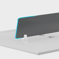 Nueva Mesa de Reuniones de Oficina Moderna, Ajustable y Resistente, Mesa Larga para Conferencias y Capacitación, Estación de Trabajo Modular para Empleados